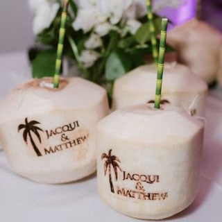 Elevate Your Weddings with Custom Branded Coconuts